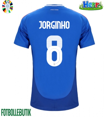 Italien Jorginho Frello #8 Hemmatröja EM 2024 Kortärmad